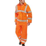 3XL Overalls Beeswift Hi-Vis Lightweight Work Suit Orange