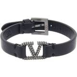 Valentino Bracelets Valentino VLogo Leather Bracelet