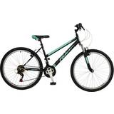 Hybrid Bikes - Women Falcon Vienne 26 Inch - Black/Turquoise Women's Bike