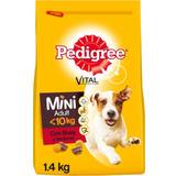 Pedigree Dry Food Pets Pedigree Adult Dogs Mini Flavor Beef and Vegetables 1.4kg