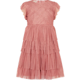 Party dresses - Zipper Monsoon Kid's Weave Mesh Party Dress - Pink