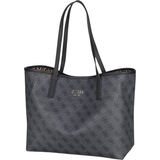 Grey Totes & Shopping Bags Guess Viking 4g Logo Shopper Bag - Black