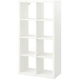 Shelves Ikea Kallax White Shelving System 76.5x146.5cm