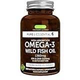 Igennus Pure & Essential High Absorption Omega-3 Wild Fish Oil 1360mg, Lemon