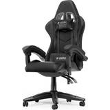 Gaming Chairs Bigzzia Gaming/Office with Headrest and Lumbar Support - Black