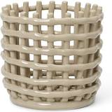 Ferm Living Baskets Ferm Living Braided Cashmere Basket 16cm 16cm