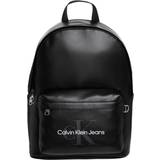 Black School Bags Calvin Klein monogram campus backpack Black