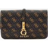 Guess Bags Guess G James Monogram Faux Leather Crossbody Bag Brown