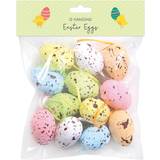Decorative Items Foam Speckled Hanging Eggs 12Pk Easter Decoration