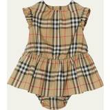 Dresses Burberry Girl's Leana Check Dress with Bloomers, 3M-18M