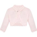 Cardigans Lilax Little Girls' Knit Long Sleeve Button Closure Bolero Cardigan Shrug Pink