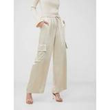 French Connection Chloetta Recycled Cargo Trousers Silver Lining