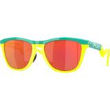 Oakley Unisex Sunglasses Oakley Frogskins Hybrid Sunglasses, In Celeste/tennis Ball Ruby Celeste 55-17-138