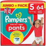 Pampers Baby Dry Pants Jumbo Pack Size 5 12-17kg 64pcs