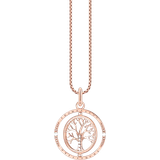 Thomas Sabo Jewellery Thomas Sabo Tree of Love Necklace - Rose Gold/Transparent