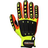 EN ISO 20471 Work Gloves Portwest A721 Anti Impact Nitrile Grip Glove Yellow/Orange
