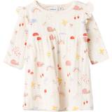 Organic Cotton Dresses Children's Clothing Name It Bellas Long Sleeved Dress - Jet Stream (13225374)