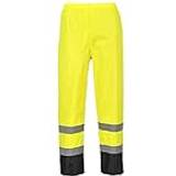 6XL Work Pants Portwest Hi-Vis Classic Rain Trouser Yellow/Black