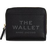 Wallets Marc Jacobs The Leather Mini Compact Wallet in Black