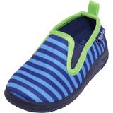 Playshoes Children's Shoes Playshoes kinder schuh hausschuh ringel blau/grün Blau 18/19