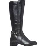 Block Heel High Boots Moda In Pelle Whitley - Black