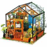 Doll Accessories - Wooden Toys Dolls & Doll Houses Rolife DIY Miniature House Cathy's Flower House