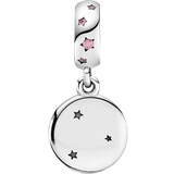 Pink Charms & Pendants Pandora Forever Sisters Dangle Charm - Silver/Pink