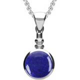 Lapis Jewellery C W Sellors Sterling Silver Lapis Lazuli Bottle Top Necklace Option1 Value Silver