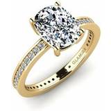 Long Earrings Jewellery Glamira A Bellisa Ring - Gold/Diamonds