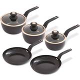Tower Cookware Sets Tower Cavaletto Black Cookware Set with lid 5 Parts