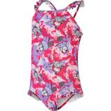 Purple Swimwear Speedo Kid's Learn to Swim Frill Thinstrap Swimsuit - Pink (800314614807)