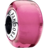 Pink Charms & Pendants Pandora Mini Murano Charm - Silver/Pink