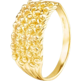 Gold Jewellery Five Row Keeper Ring - Gold