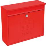 Gardenkraft Contemporary Wall-Mounted Letterboxes 2 Styles Post