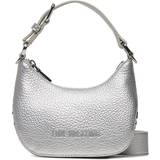 Silver Bags Love Moschino Giant Hobo Bag - Silver