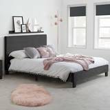 Black Beds & Mattresses Birlea Small Double Bed Crushed