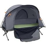 OutSunny Tents OutSunny 1 Person Camping Tent Cot Self-Inflating Air Mattress Grey