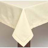 Tablecloths Homescapes 137 137 Natural Tablecloth White