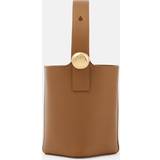 Leather Bucket Bags Loewe Womens Oak Pebble Mini Leather Bucket bag 1 Size