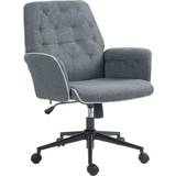 Linen Office Chairs Homcom Vinsetto Task Office Chair
