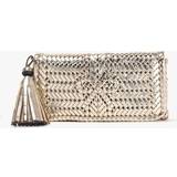 Anya Hindmarch Neeson Tassel Plation Leather Clutch Bag Size: One Size