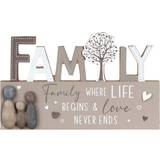 Lesser & Pavey Love Affection Family Standing Plaque
