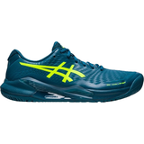 Blue Racket Sport Shoes Asics Gel-Challenger 14 M - Restful Teal/Safety Yellow