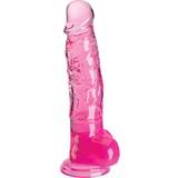 King Cock Clear Dildo with Balls 22cm