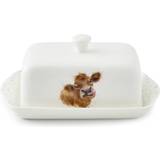 Wrendale Designs Butter Dishes Wrendale Designs Royal Worcester Cow Butter Dish
