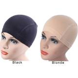 Beige Extensions & Wigs Bamboo Fiber Wig Cap Comfortable Elastic Wig Cap