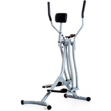Time Crosstrainers Homcom Air Walker Glider Cross Trainer with LCD Display Silver