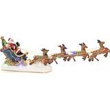 With Lighting Decorations Konstsmide Santa In A Sledge B/O Multicolored Decoration 14