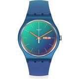 Swatch Wrist Watches Swatch Fade To Teal (SO29N708)
