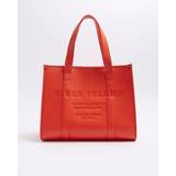 River Island Embossed Shopper Bag - Red